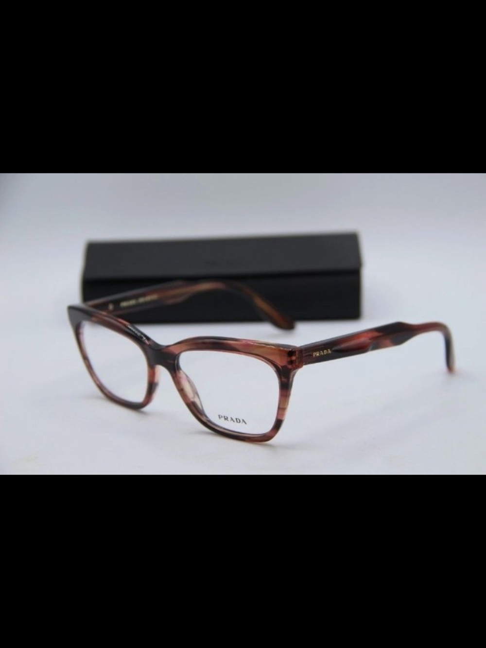 Prada Women's Tortoise Acetate Optical Glasses - Brown/Amber